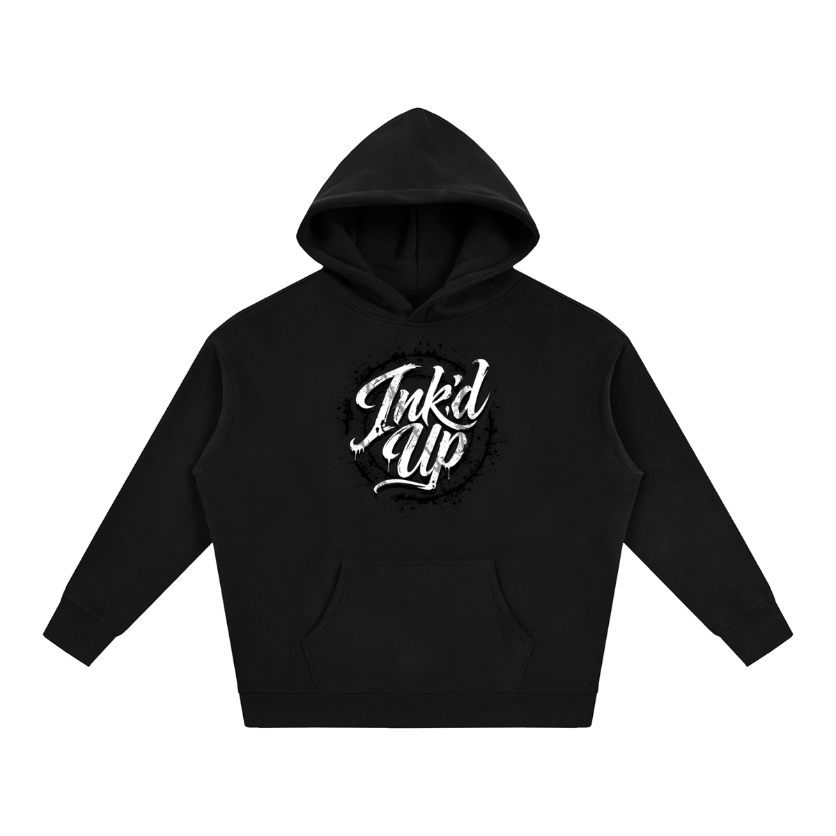 Ink'd Up Oversize Fleeced Hoodie
