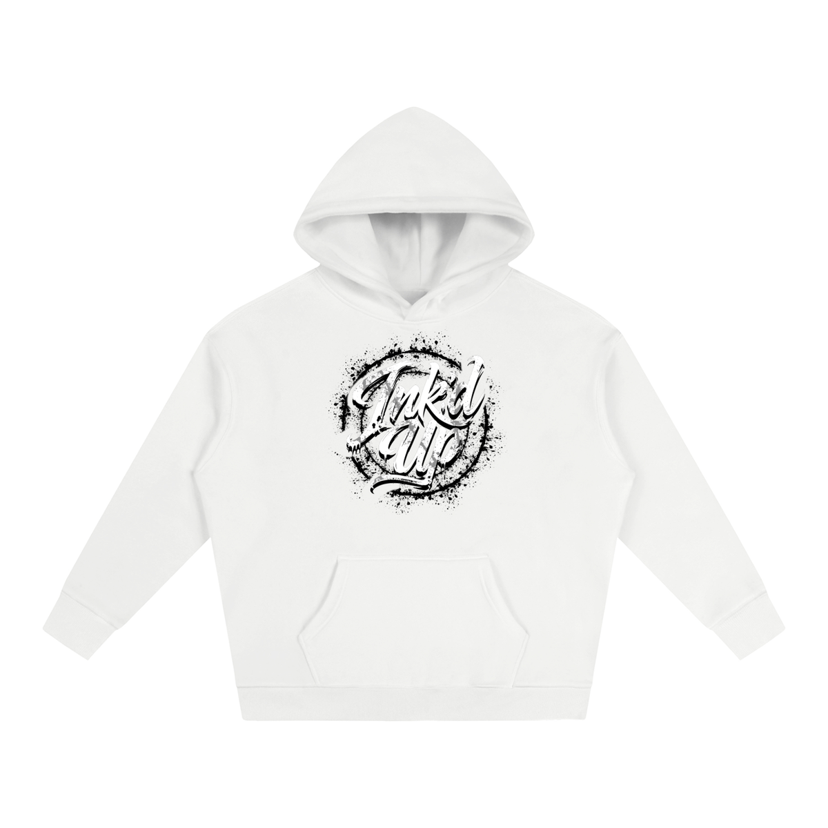 Ink'd Up Oversize Fleeced Hoodie