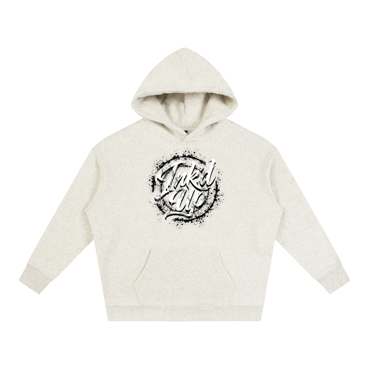 Ink'd Up Oversize Fleeced Hoodie