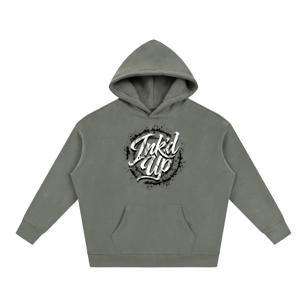 Ink'd Up Oversize Fleeced Hoodie