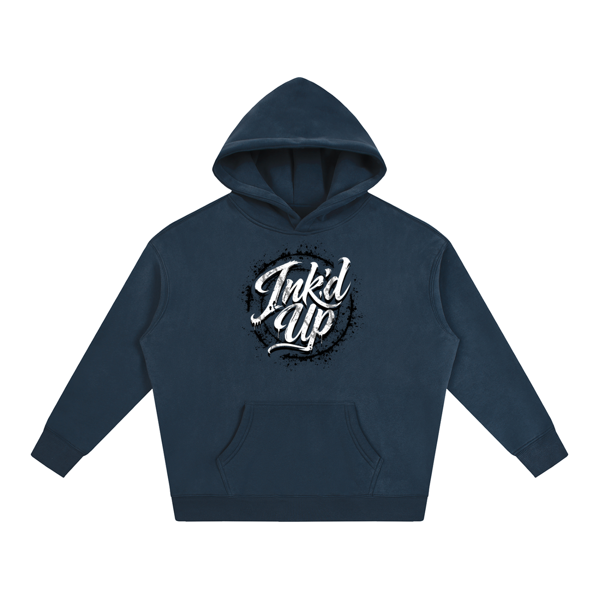 Ink'd Up Oversize Fleeced Hoodie